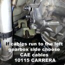 CAE Gearshift cable Kit / Porsche 997 Carrera
