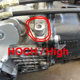 Hoher Nocken mit M10 Gewinde